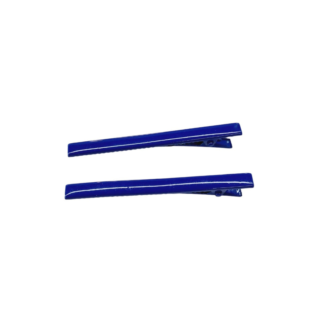 Classic Metal Alligator Clips Blue