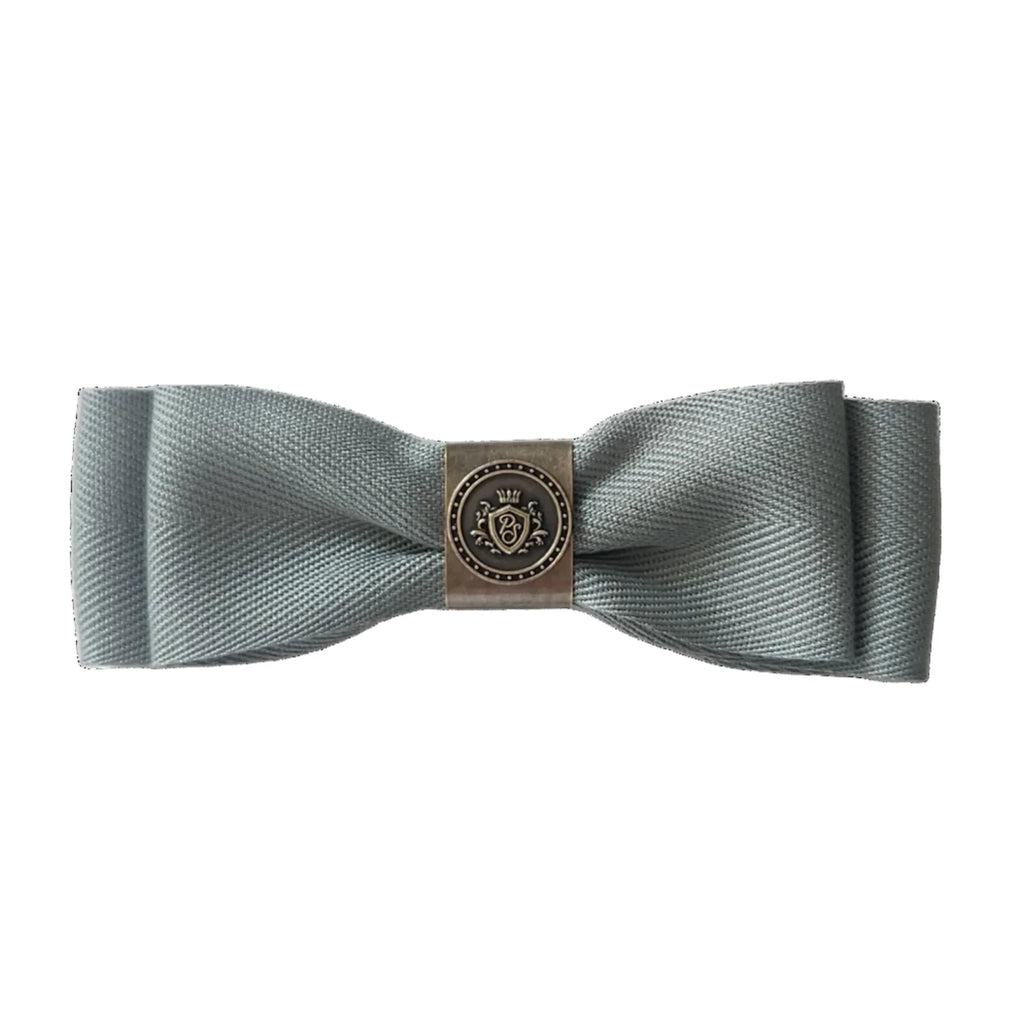 Ella Herringbone Bow Sage