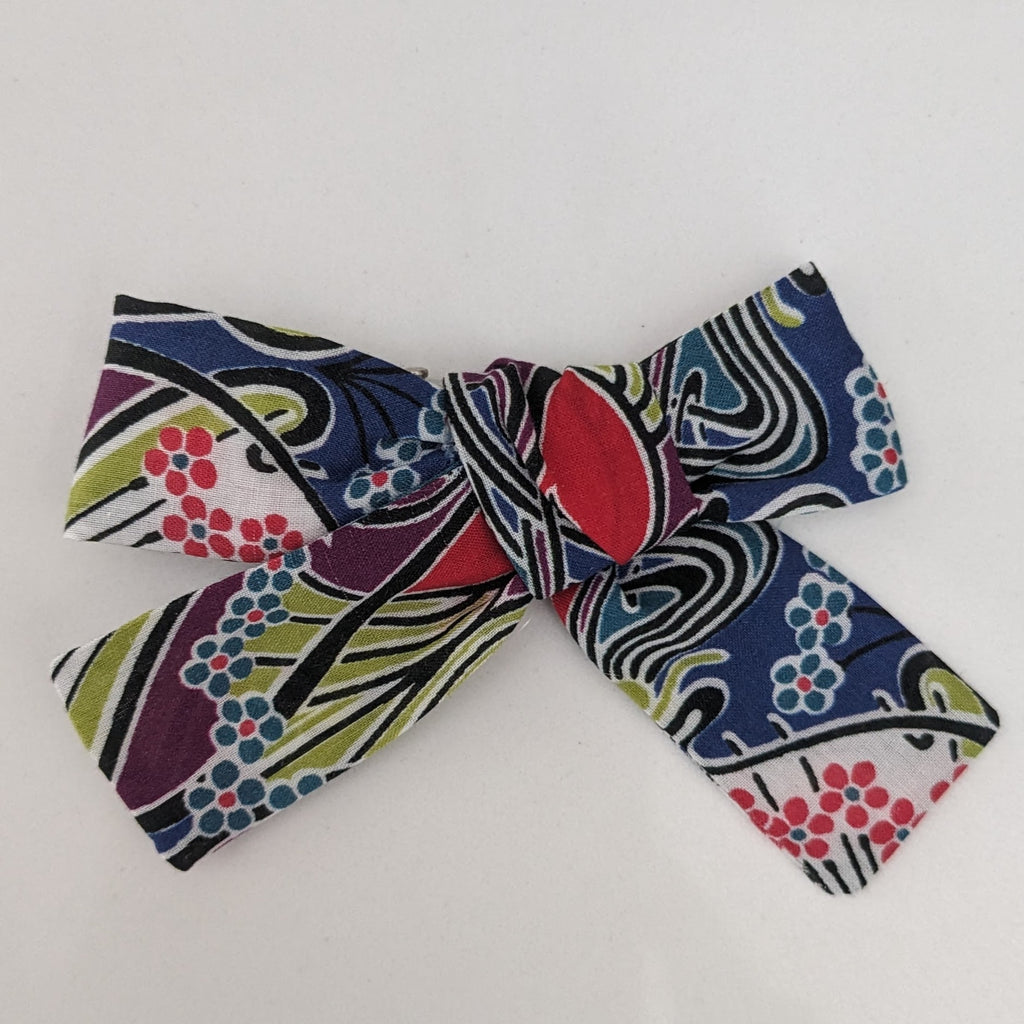 Bow Alligator Clip Ianthe Multi