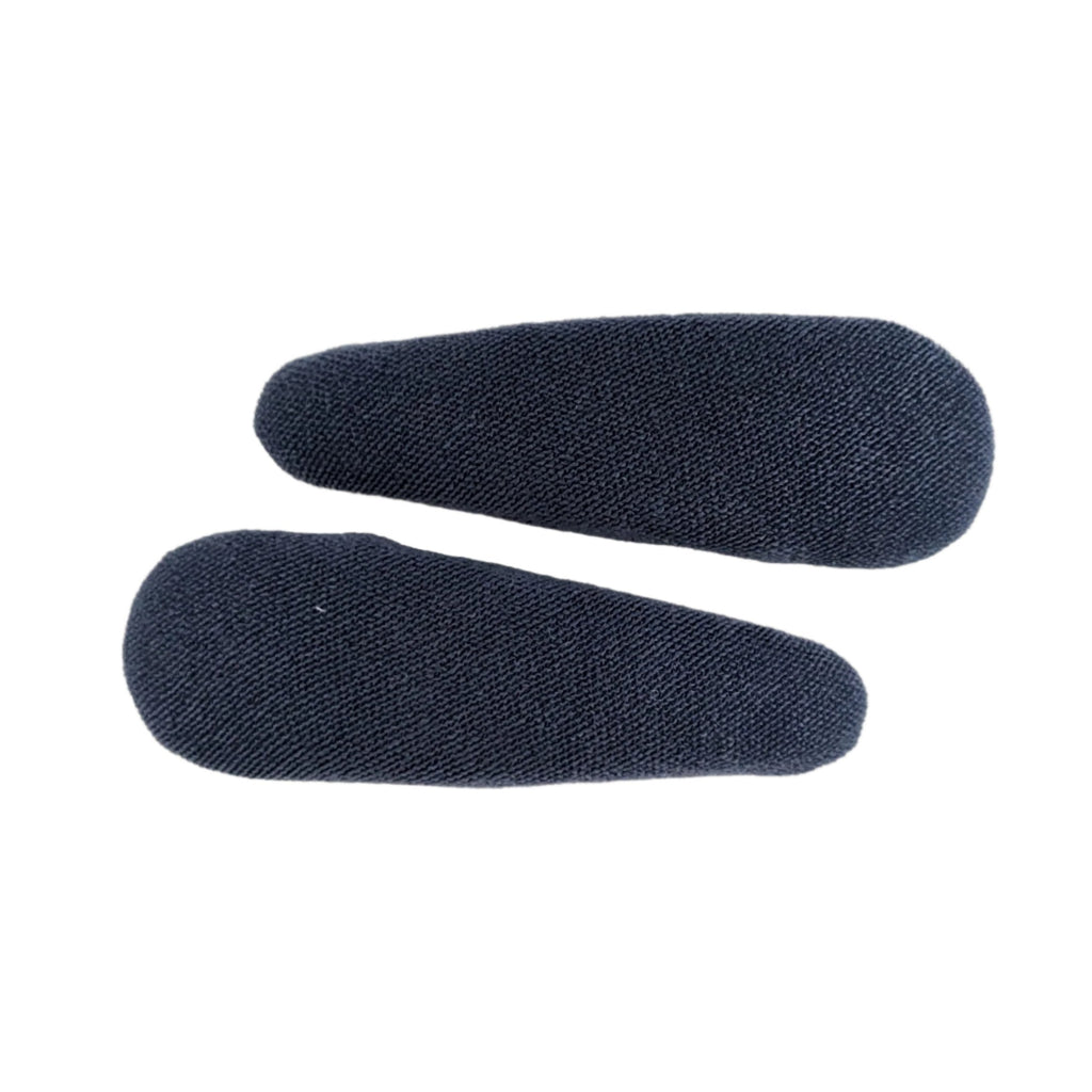 Fabric Snap Clips Denim Blue