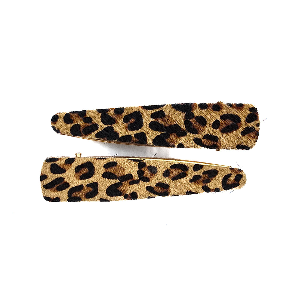 Chessington Alligator Clip Leopard Brown