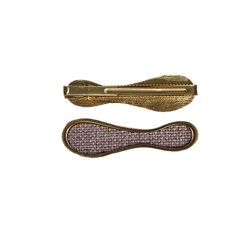 Vivente Fareham Alligator Clip Dusky Pink AC292