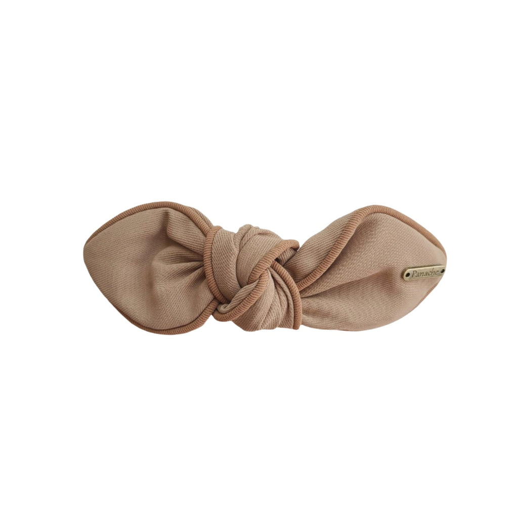 Betta knot bow Tan