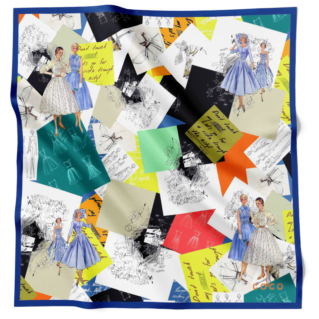 Retro Fashion Blue