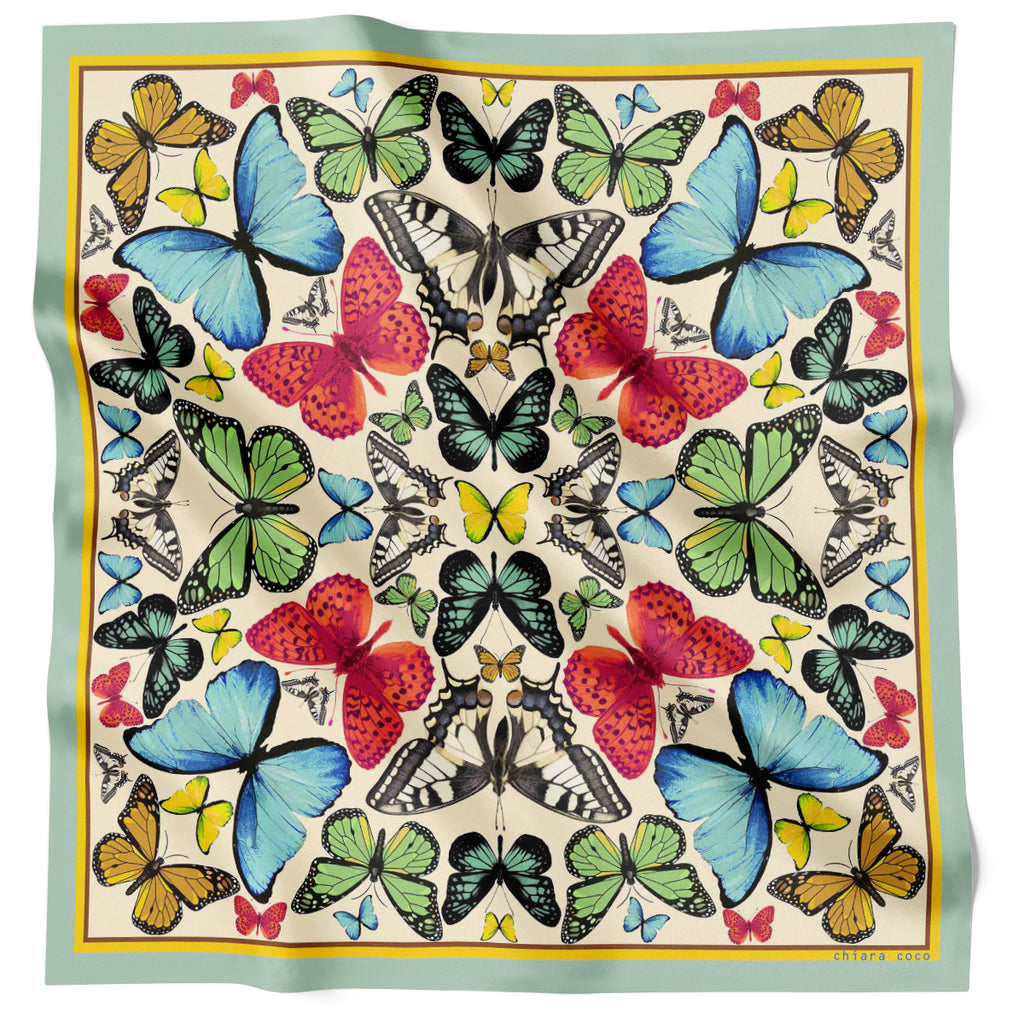Butterfly Kingdom Pale Sage