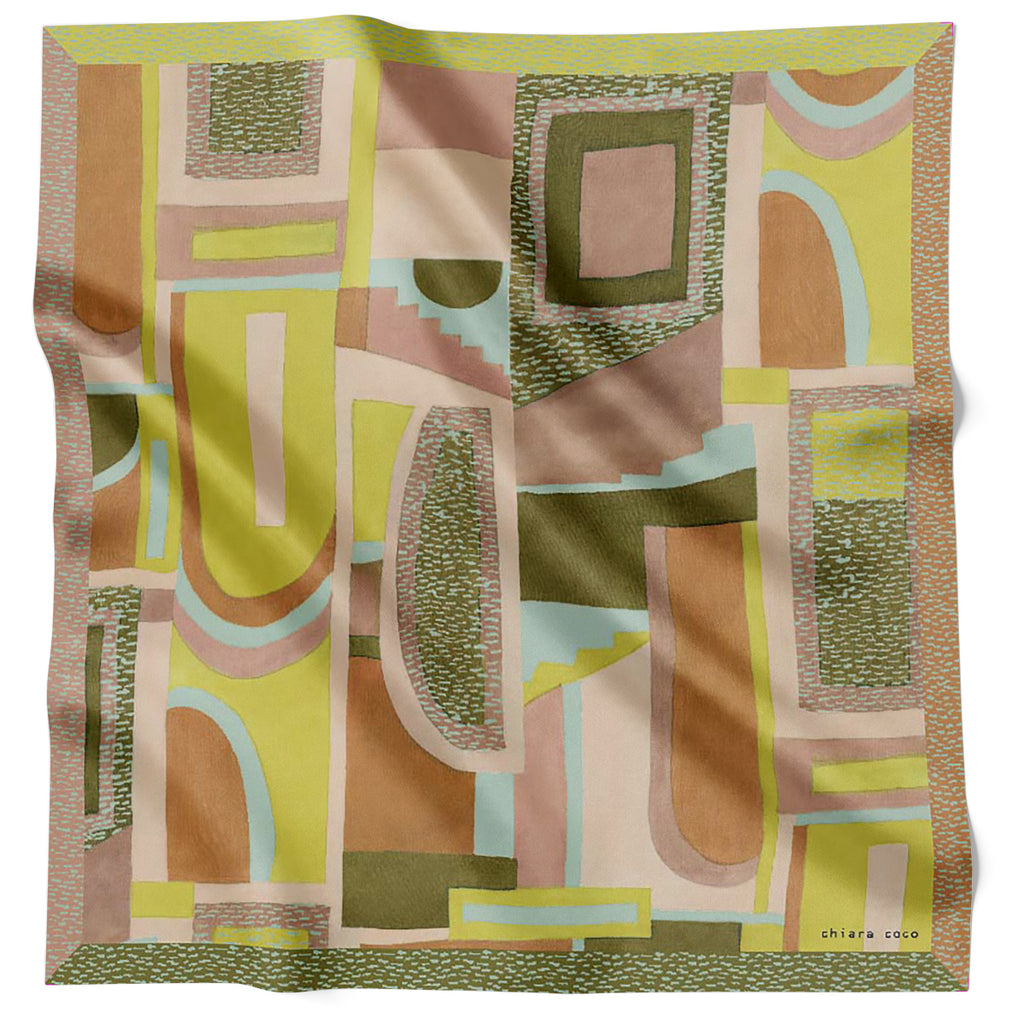 chiara coco Architecture Olive Green CC289-2 70cm