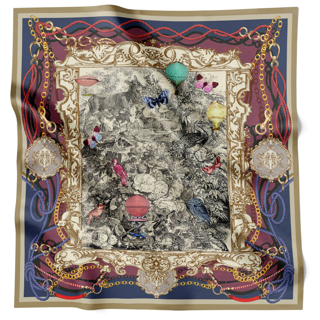 Framed Forest Navy