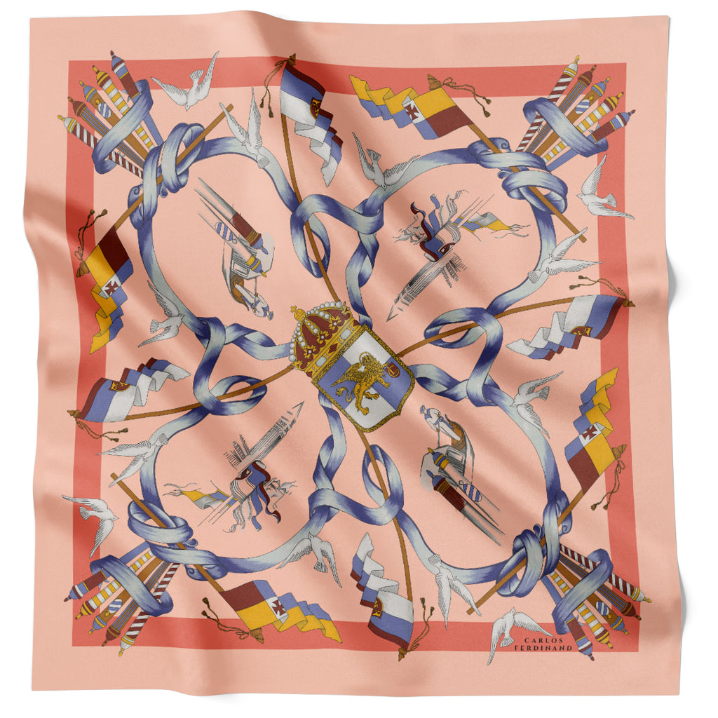 Fringed Venetian Briccole Blush Pink
