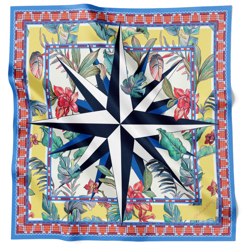 Studio Tropical Compass Blue