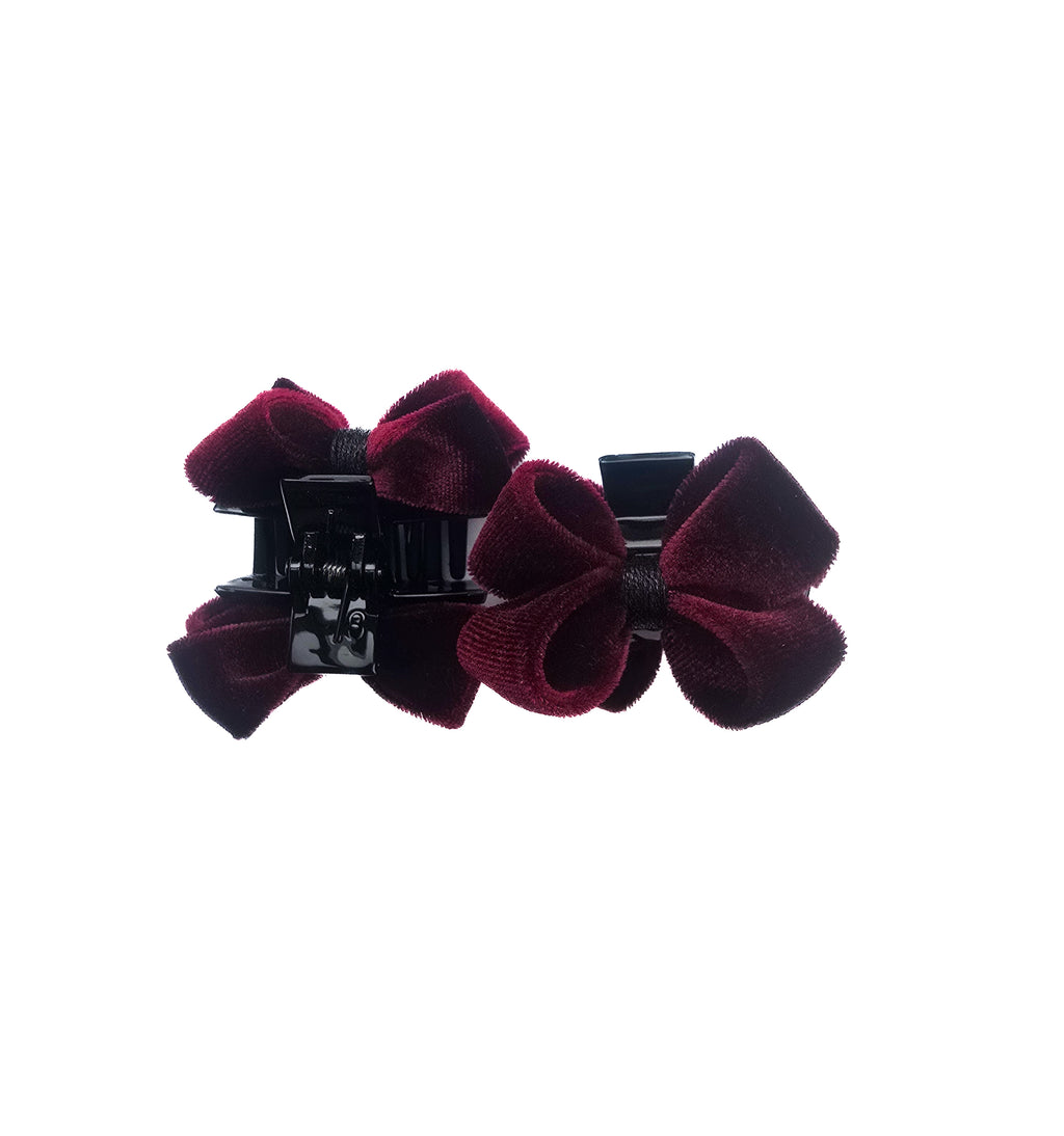 Dorchester Mini Claw Clip Burgundy