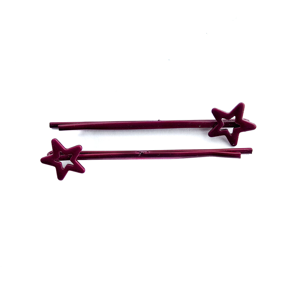 Clacton Clips Burgundy