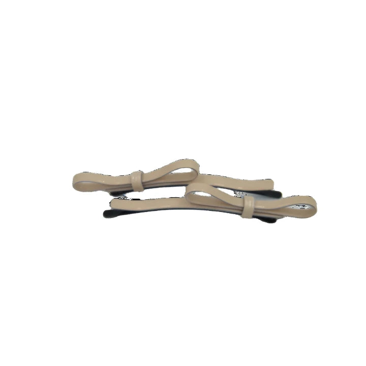 Taskia Bow Slides Beige