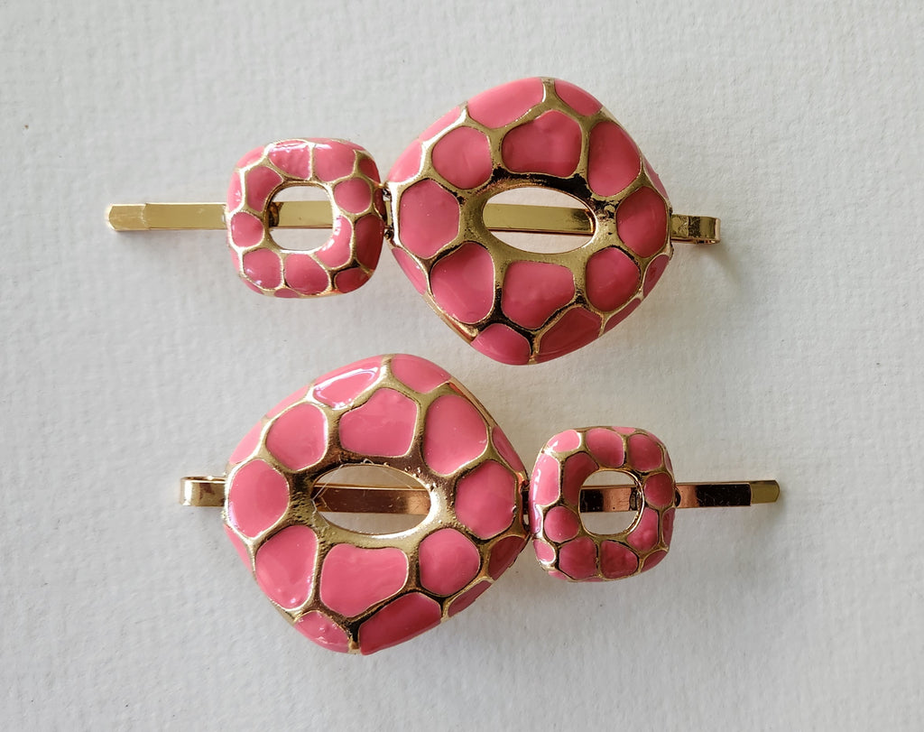 Idbury Clips Pink