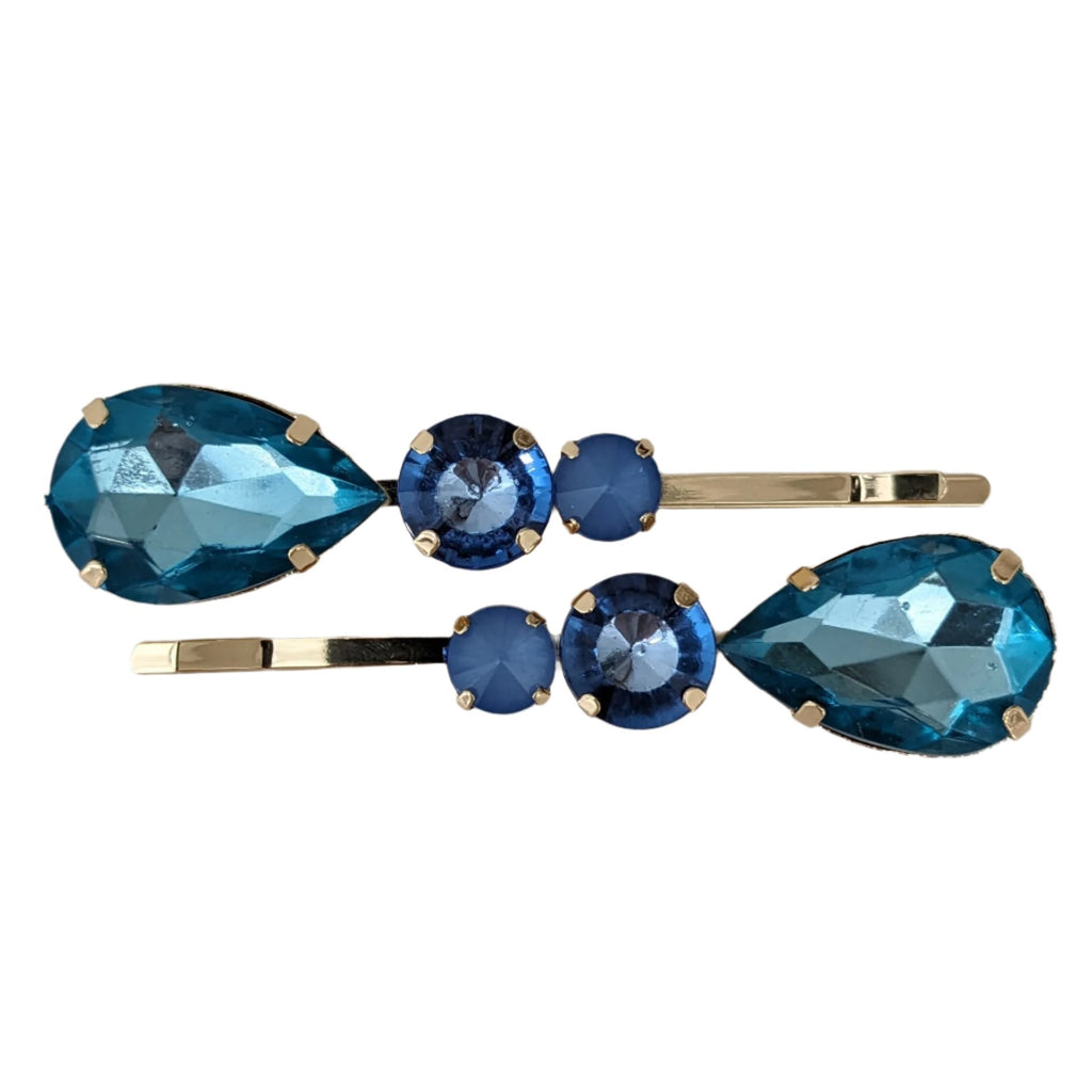 Prestige Diamond Clips Blue