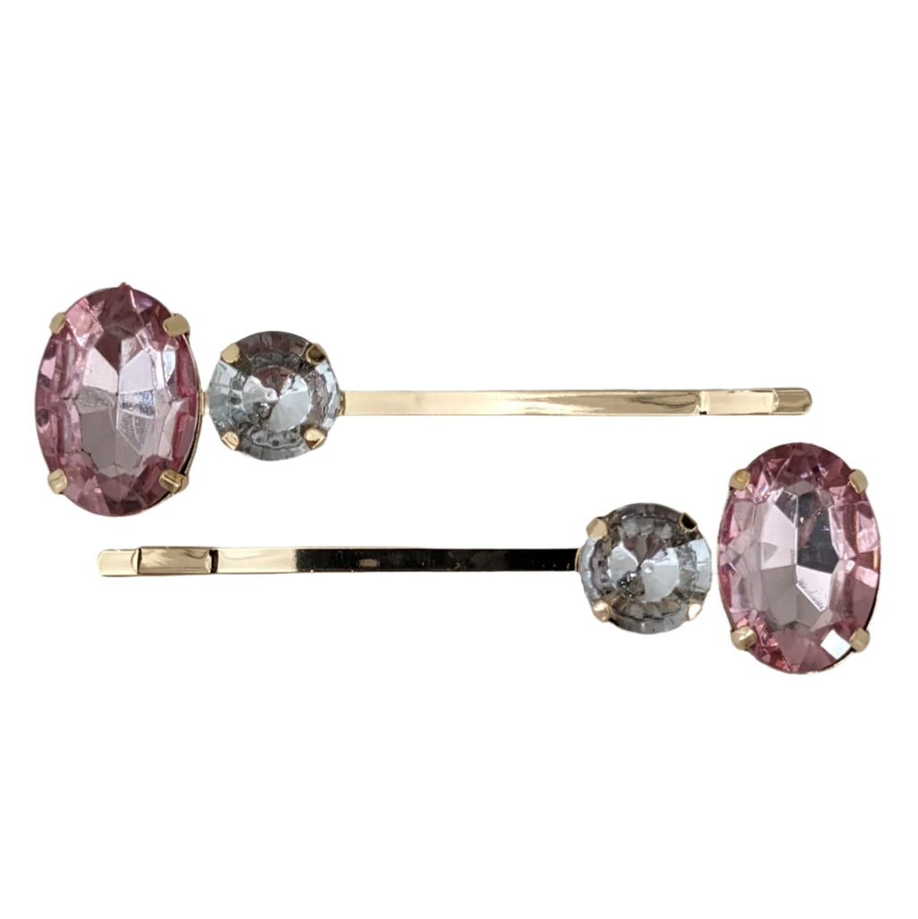 Prestige Diamond Clips Pink