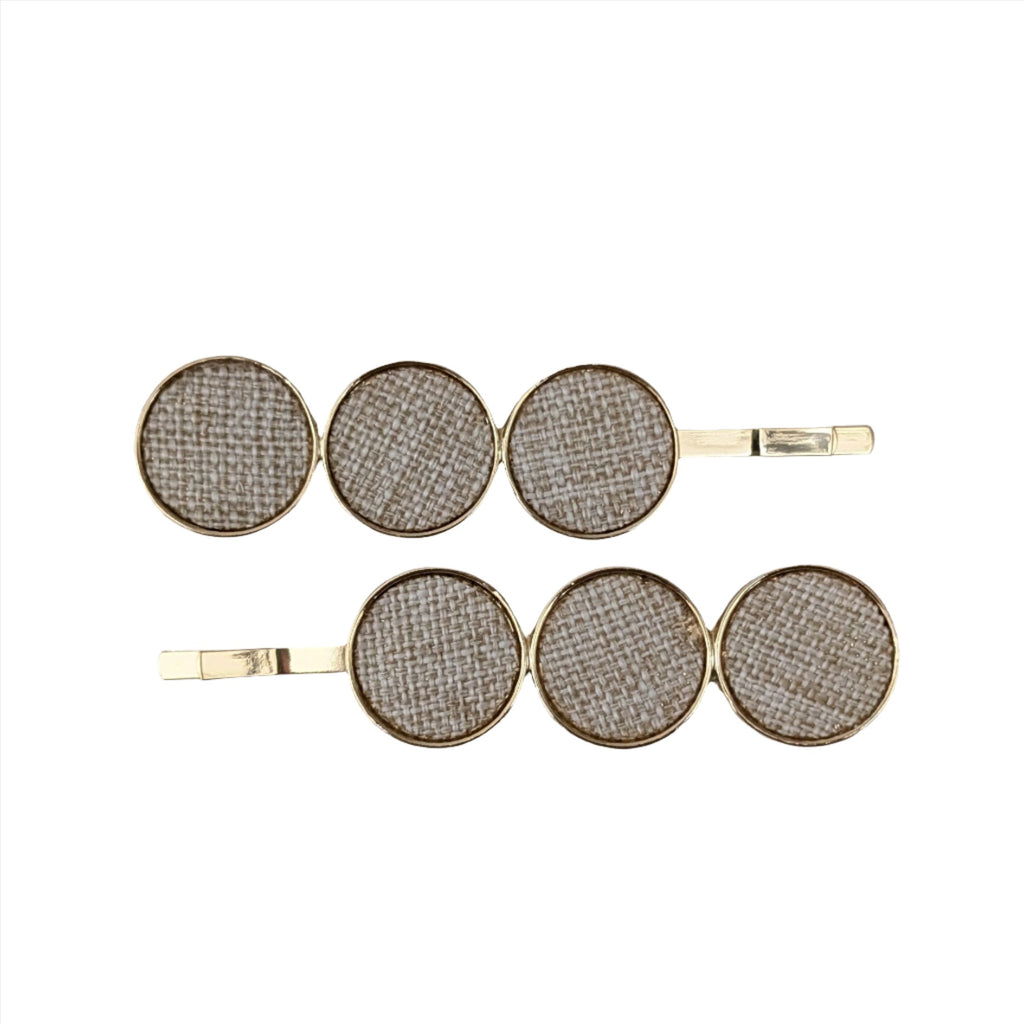Triple Disc Clips Natural