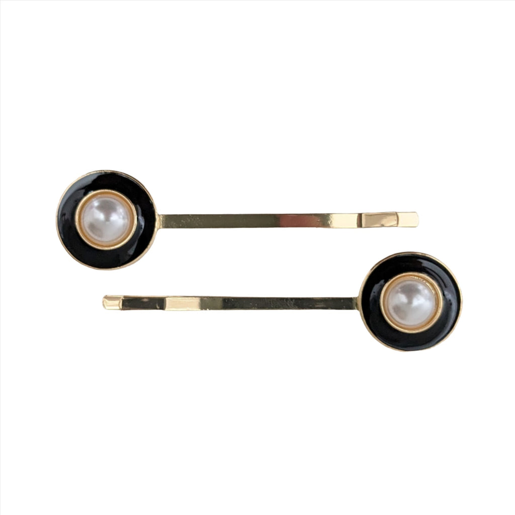 Rondeau Pearl Clips Black