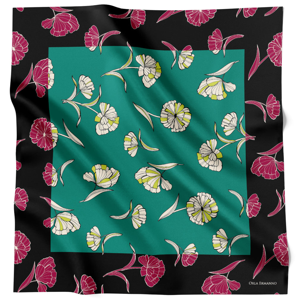 Poppy Petals Black