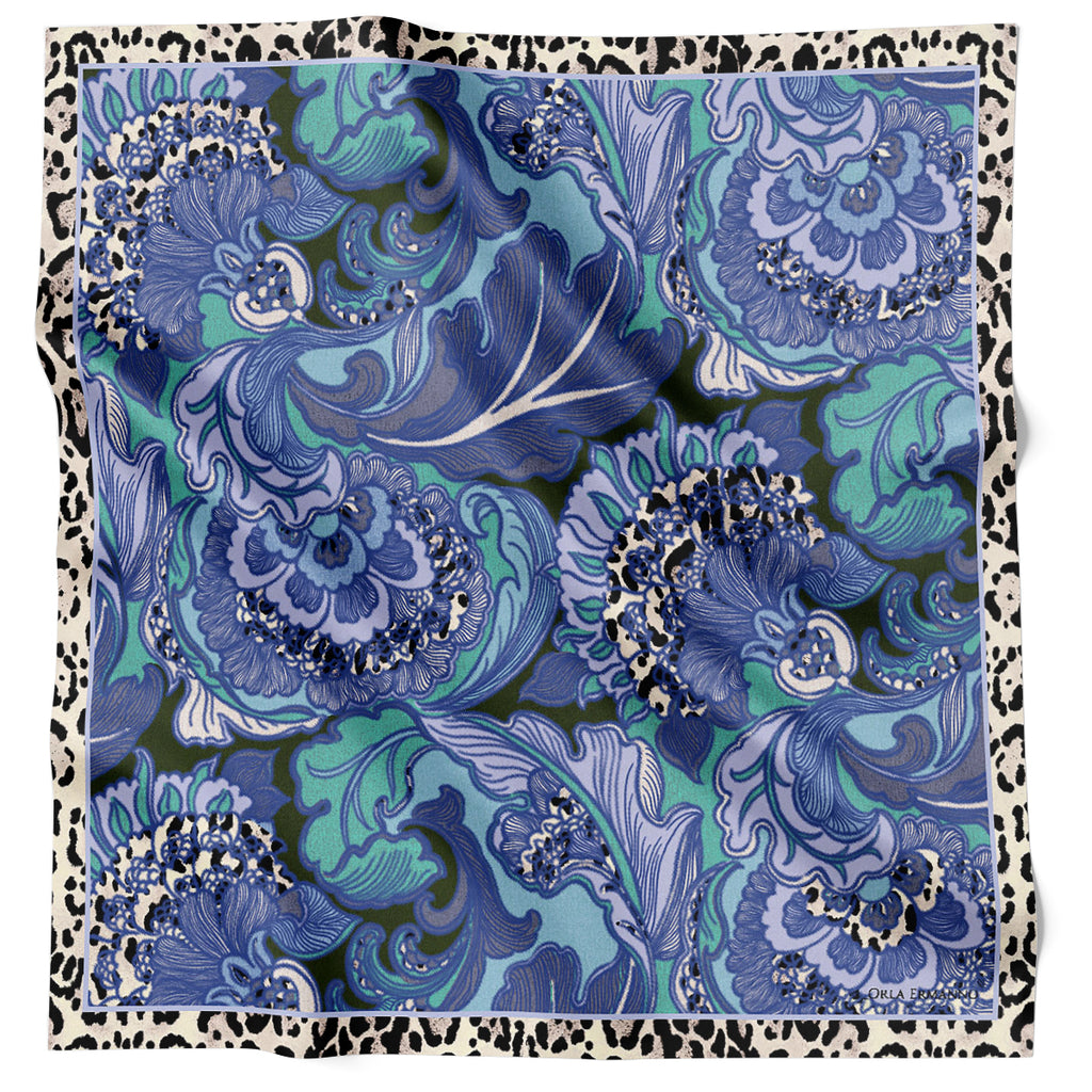 Leopard Brocade Mauve