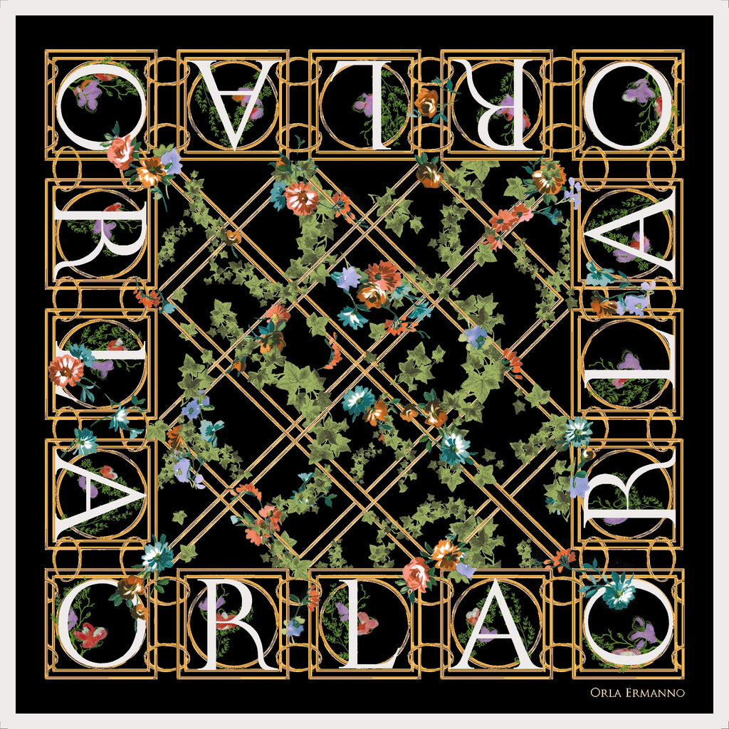 Ivy Letterblock Black