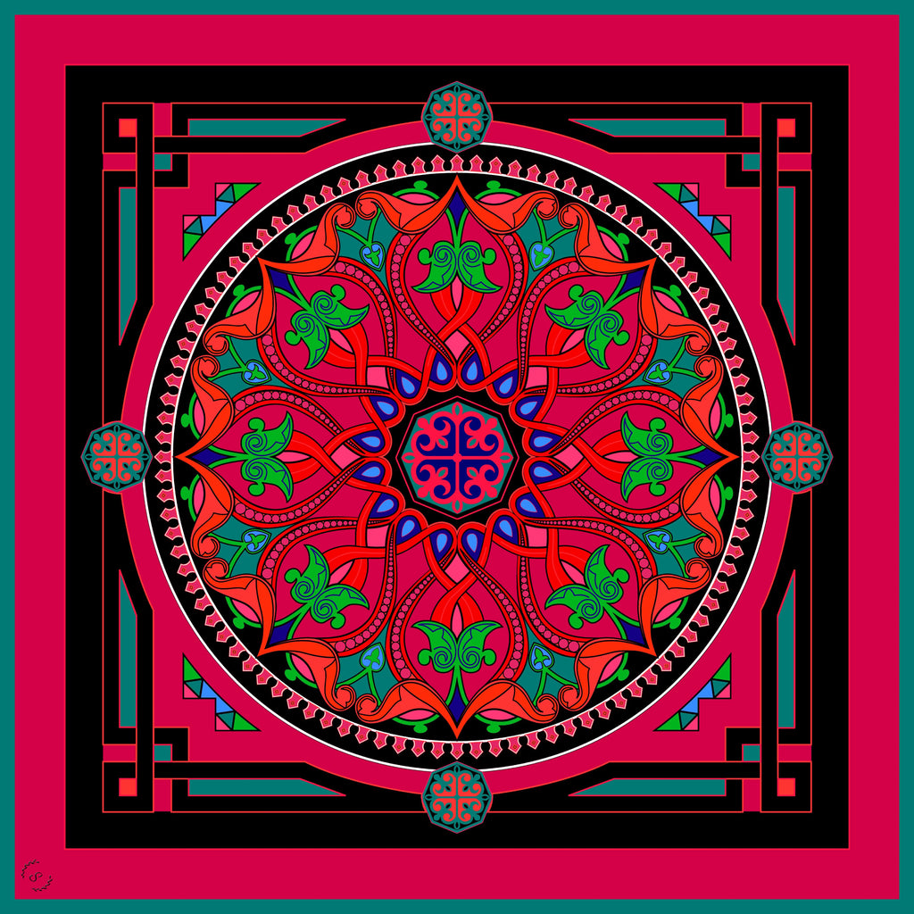 Flower Dial Cerise