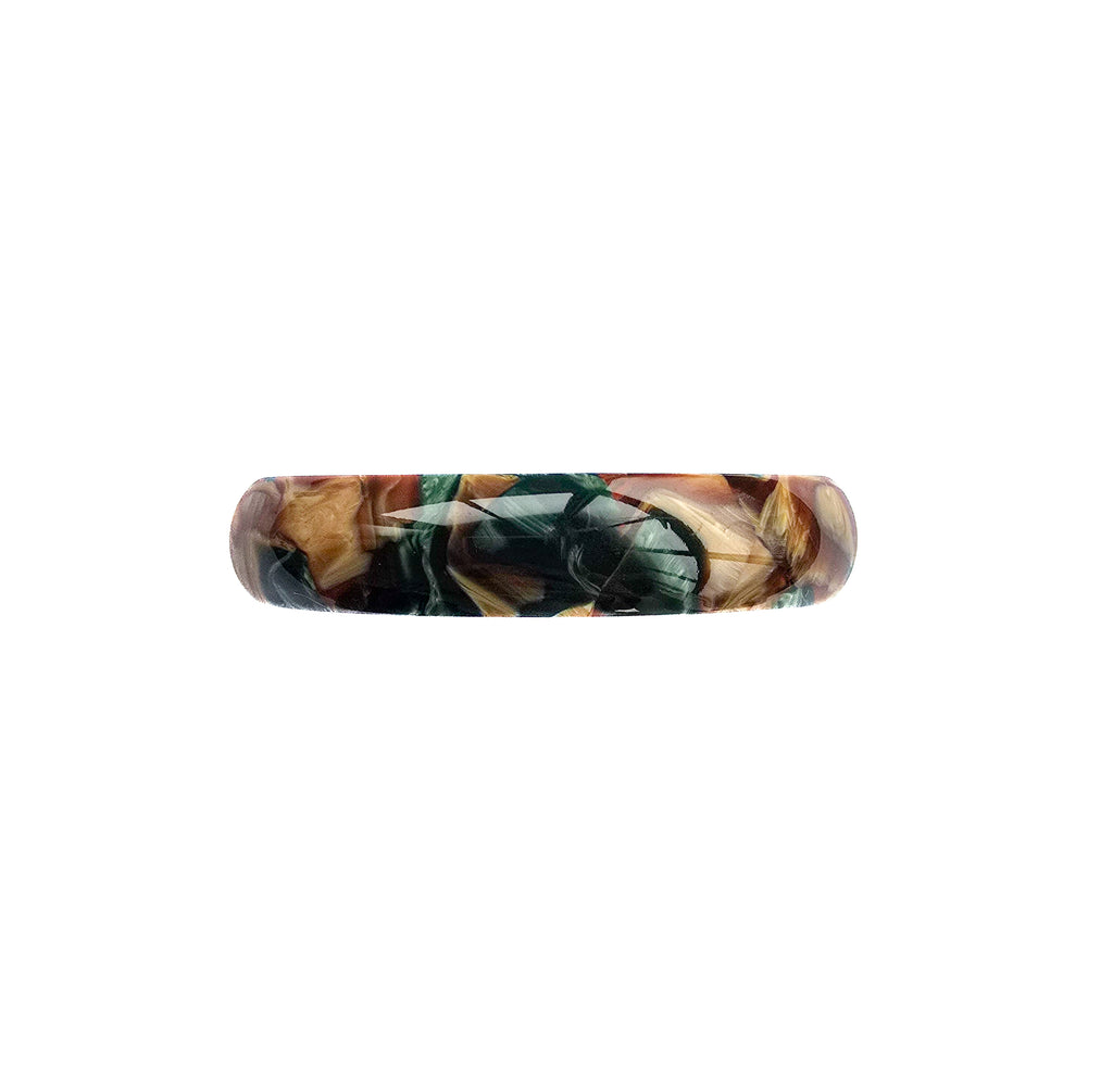 Chertsey Barrette Clip Green/Brown
