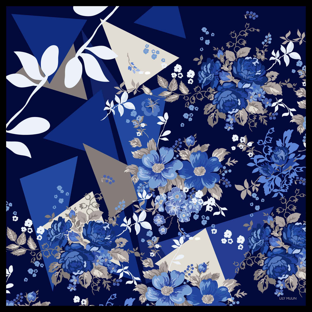 Lily Mulin Triangle Blues LM7393 70 cm