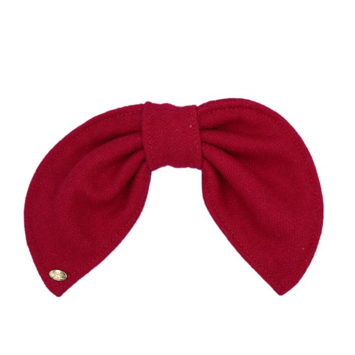 Winter Woollens Camilla Bow Red