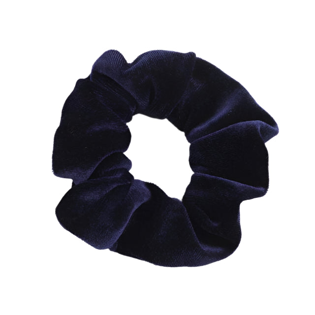 Uniform Velvet Scrunchie Navy