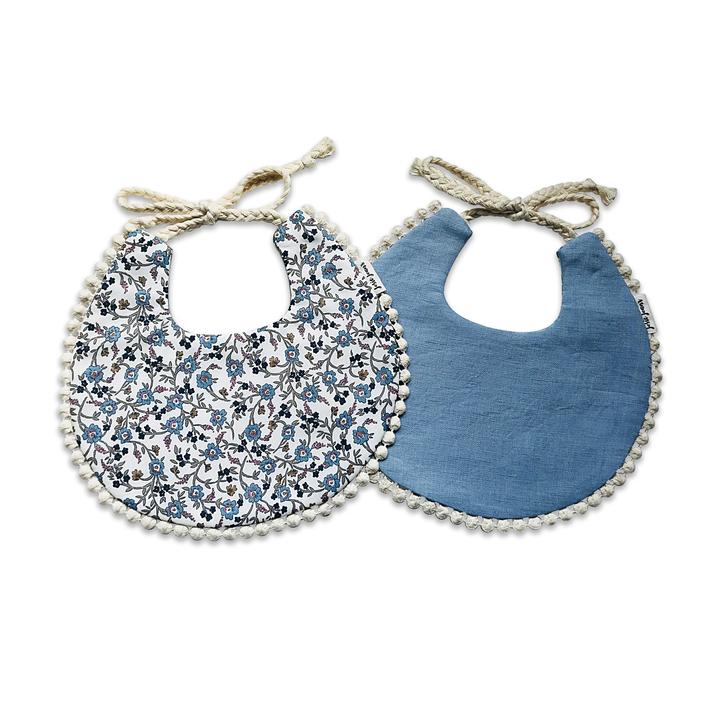 Alana Liberty Pom Pom Baby Bib