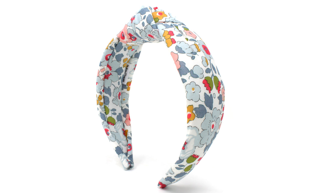 4cm Padded Knot Band Betsy Light Blue