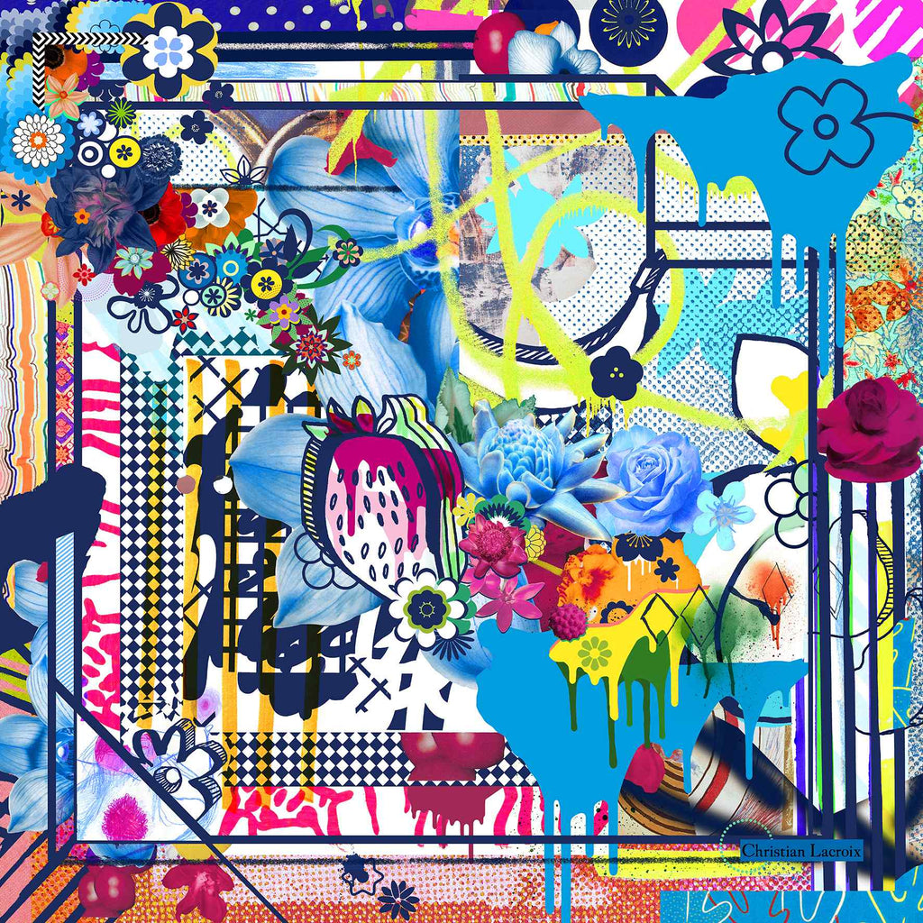 Christian Lacroix Harajuku Romance Sky Blue CL194-4 70cm