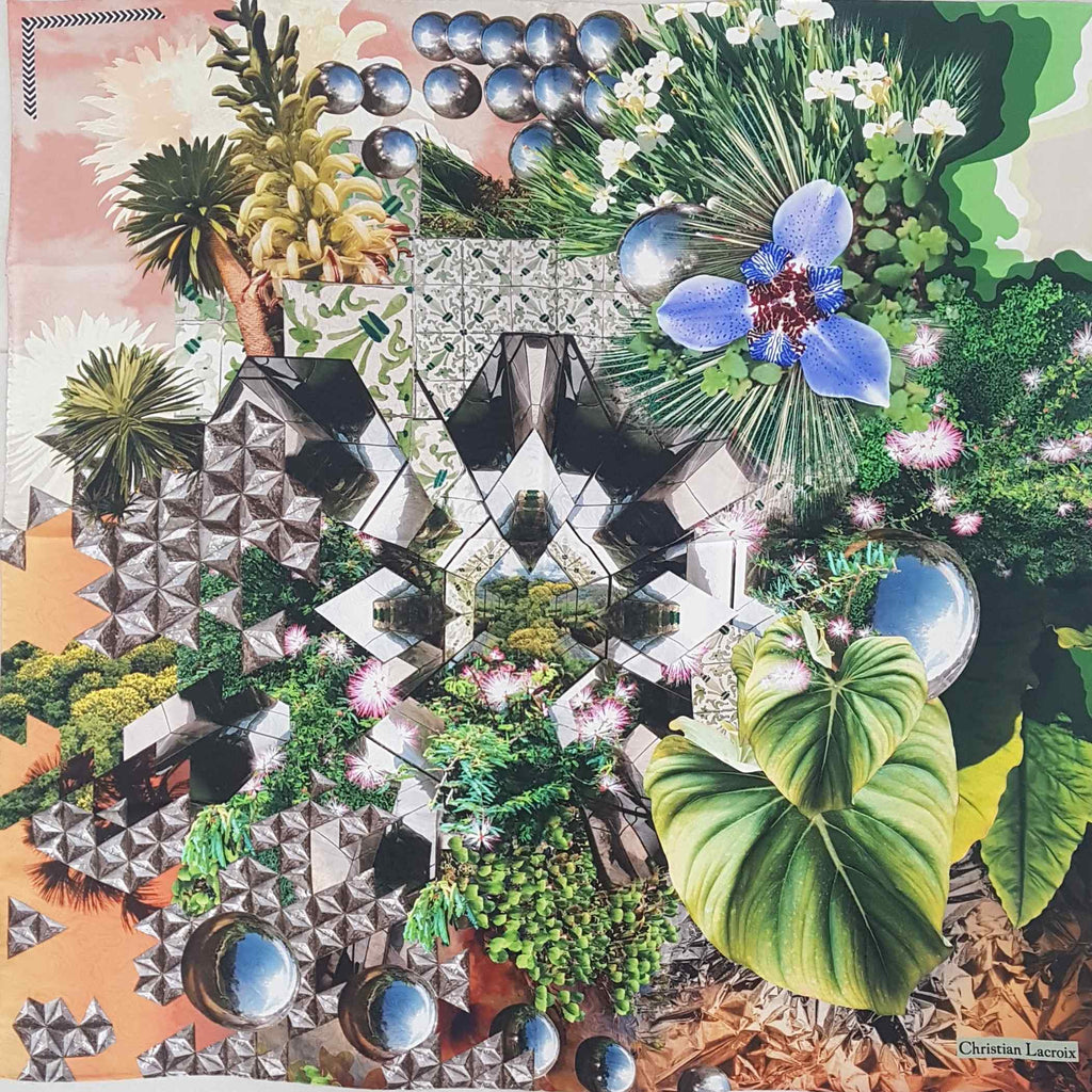 Christian Lacroix Les Jardins De Metropolis Green CL237-1 90cm