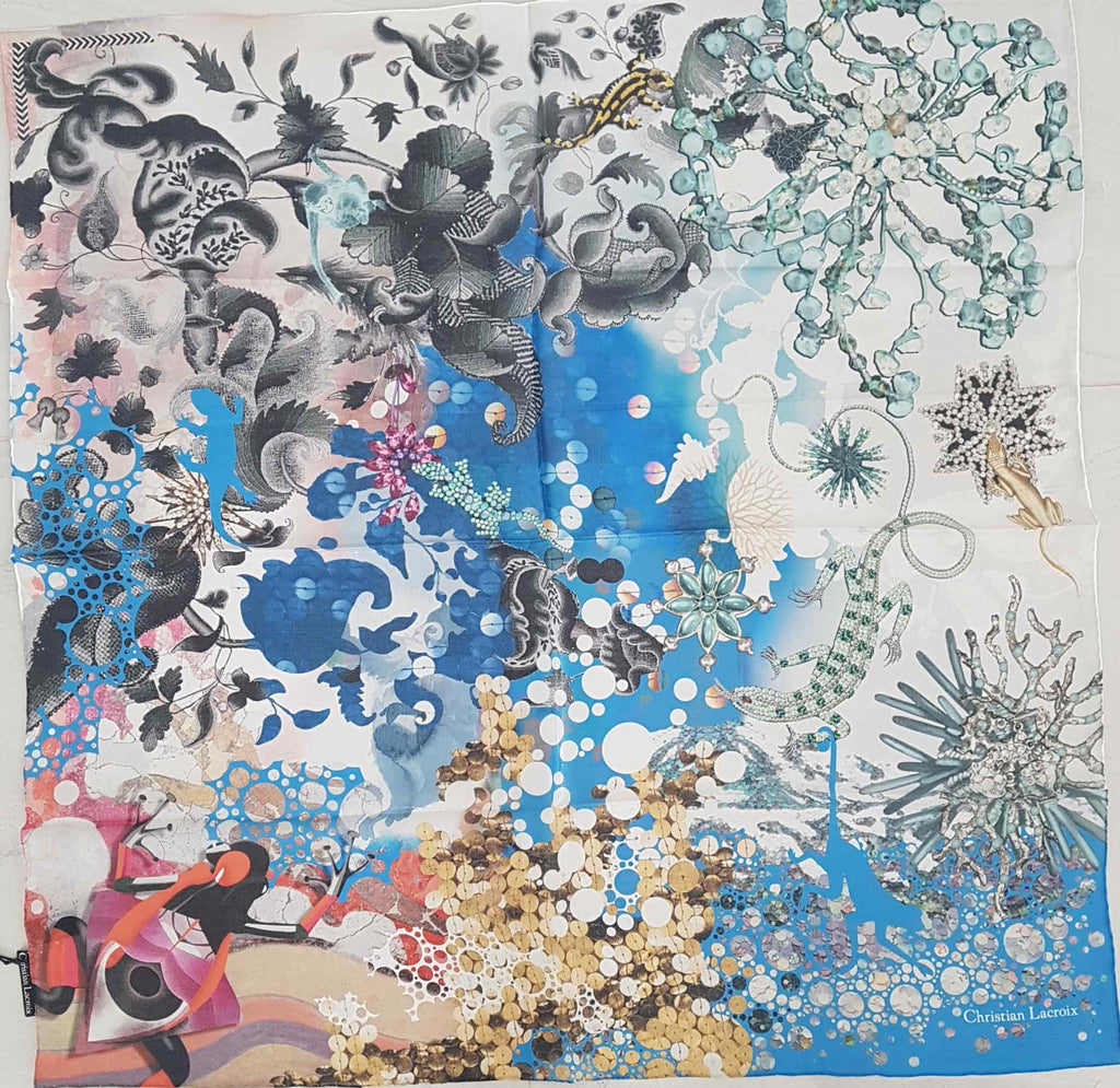 Christian Lacroix Precieus Atlantide Blue CL238-2 90cm