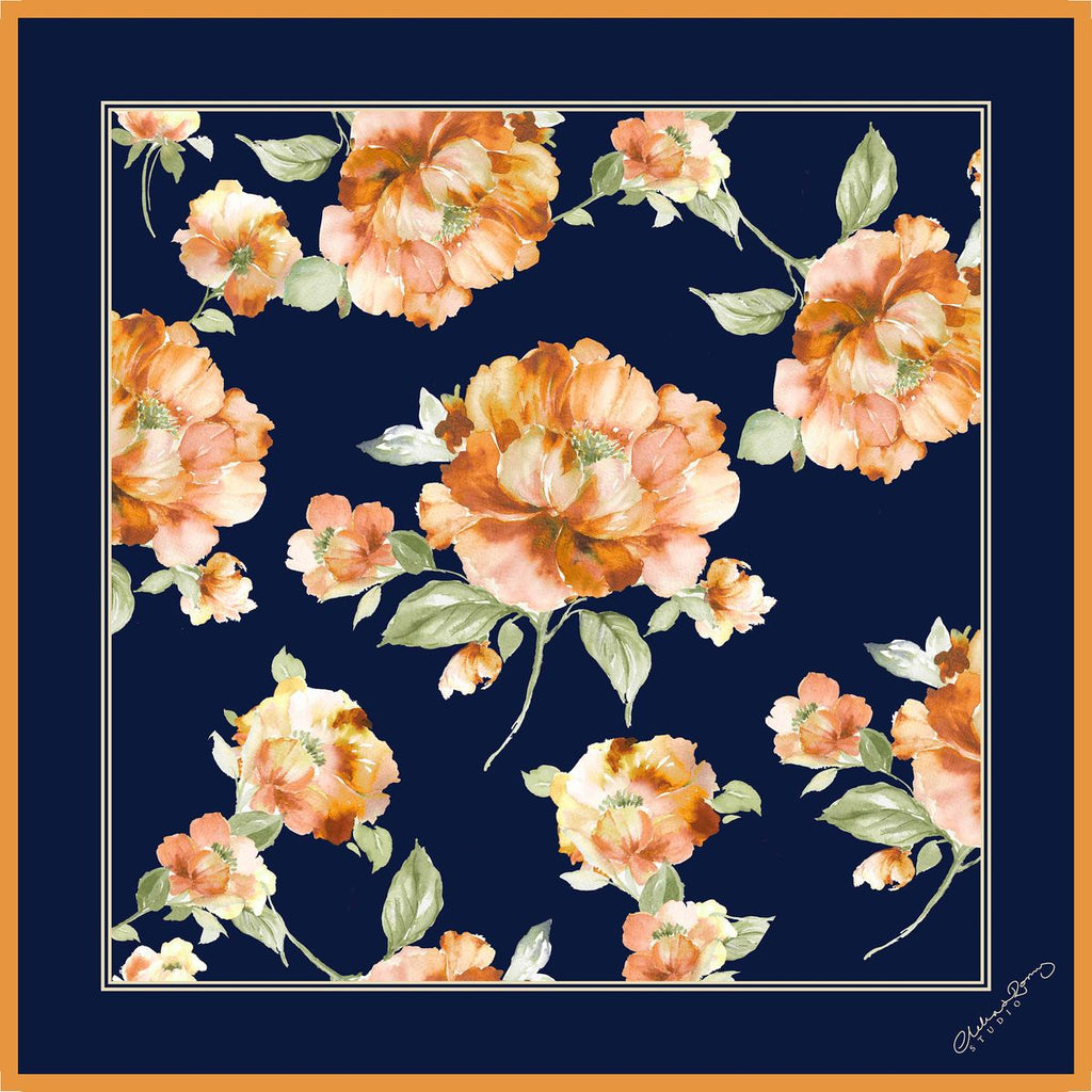 Clelia & Romy Studio Classic floral navy CM591 90cm