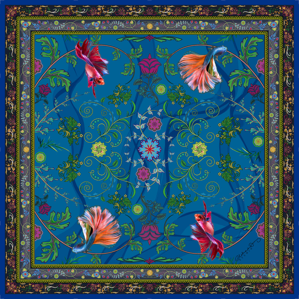 Poisson Colore Blue