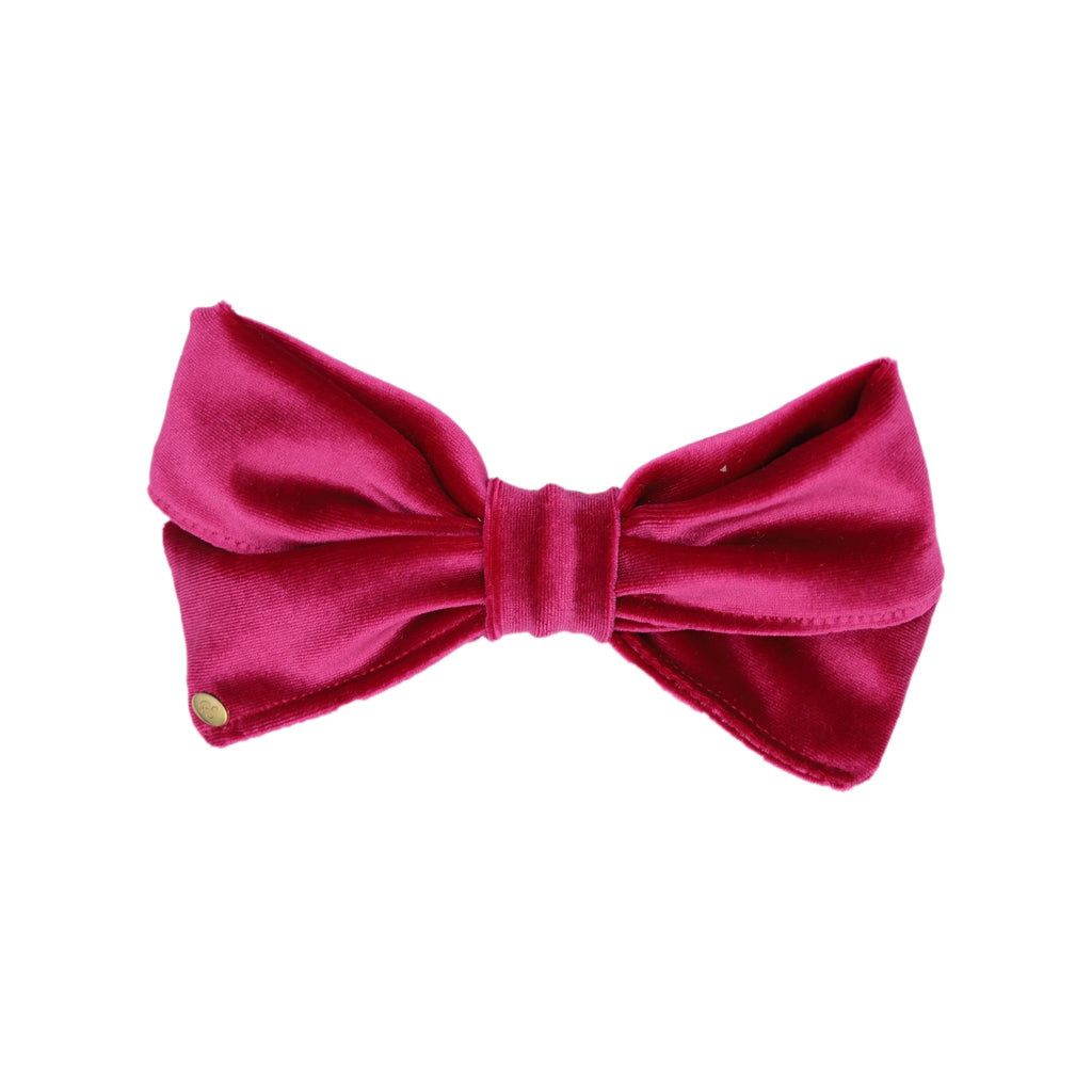 Mia Velvet Bow Fuchsia