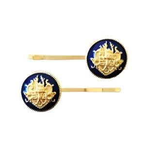 Coat of Arms Clips Navy