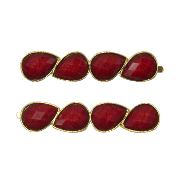 Darcie Clips Red