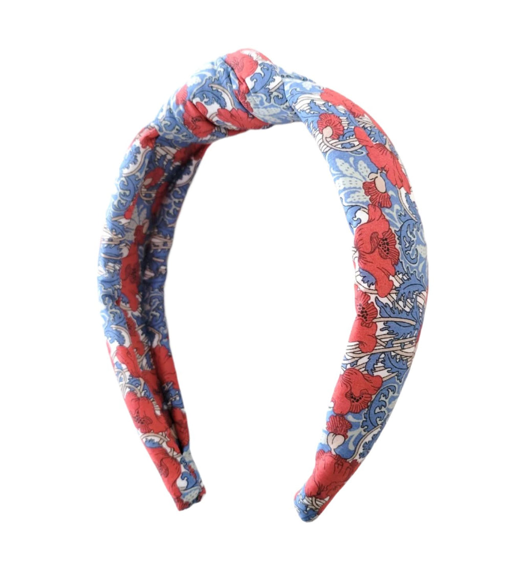 4cm Padded Knot Band Clementina Blue