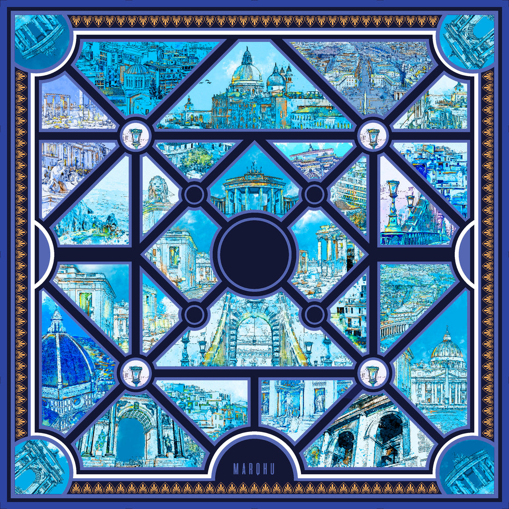 Marqhu Windows on the World Blue MQ64-1 90cm