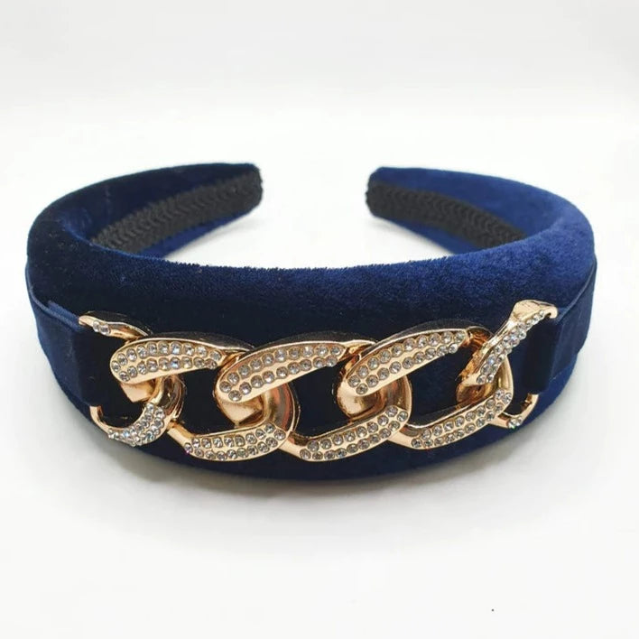 Gemma Headband Navy