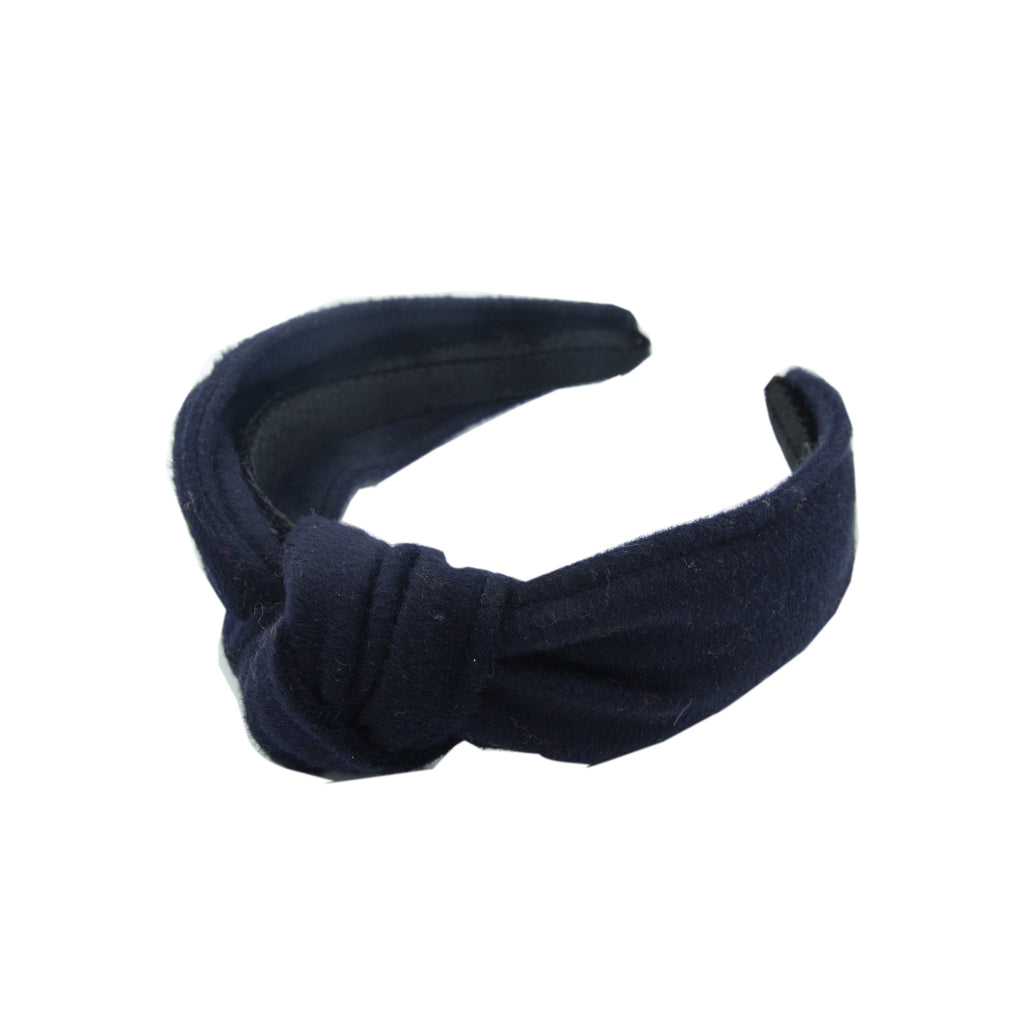 Winter Woollens Knot Headband Black