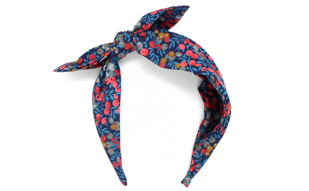 2.5cm Bow Band Wiltshire Berry B-40