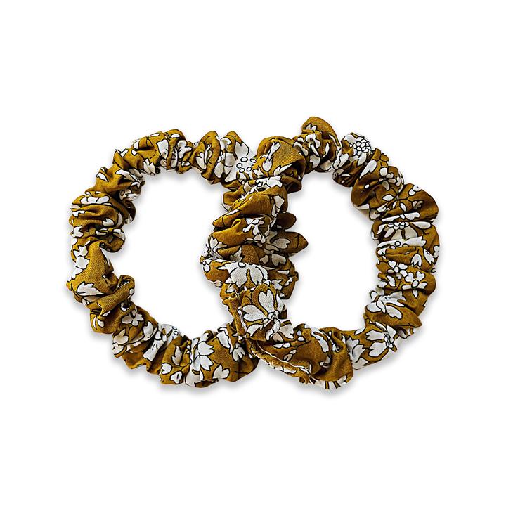Mini Scrunchies 2ct Capel Mustard