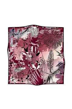 Abstract Forest Burgundy