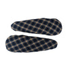 Fabric Snap Clips Blue Plaid AC255