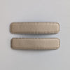 Leather Snap Clips Beige AC439