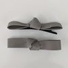 Leather Bowknot Clips set grey AC460