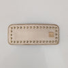 Vivente Leather Studs Snap Clips Cream AC463